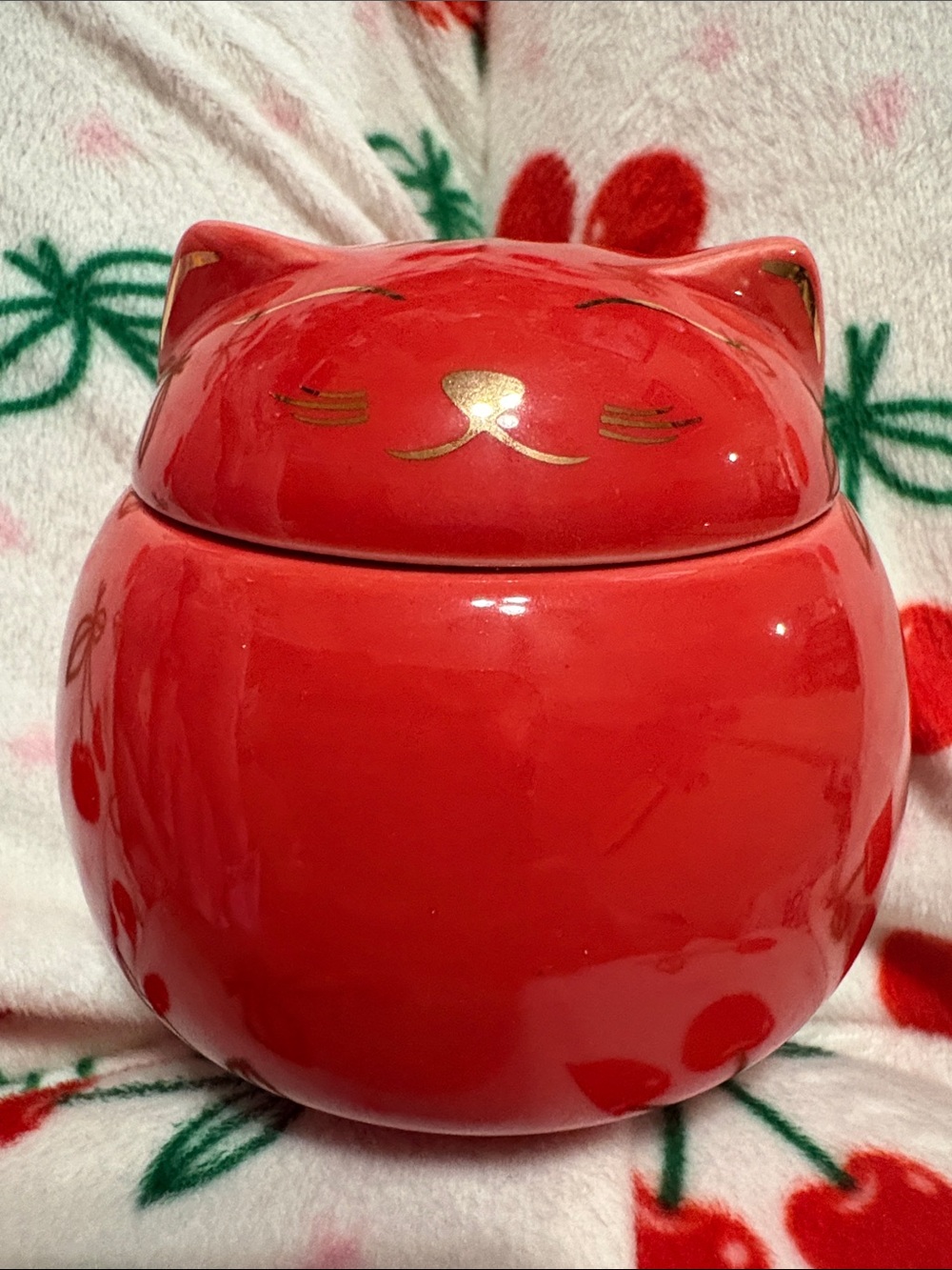 Ceramic Cat Treat Jar - Cute Pet Storage